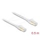 DeLock CAT8.1 U-FTP Patch Cable 0,5m White 81024 DeLock CAT8.1 U-FTP Patch Cable 0,5m White 81024