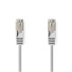 Nedis CAT6a SF-UTP Patch Cable 7,5m Grey CCGT85320GY75 Nedis CAT6a SF-UTP Patch Cable 7,5m Grey CCGT85320GY75