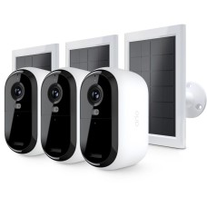 Arlo Essential (Gen.2) Bundle 2K Outdoor Security Camera (3 Camera Kit) + (3 Essential Solar Panel Charger) White VMK3350-100EUS Arlo Essential (Gen.2) Bundle 2K Outdoor Security Camera (3 Camera Kit) + (3 Essential Solar Panel Charger) White VMK3350-100EUS