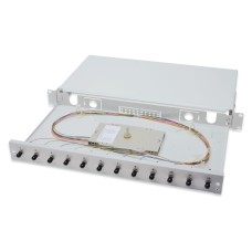 Digitus FO splice box, 1U, equipped, 12x LC DX, OM4 DN-96331-4 Digitus FO splice box, 1U, equipped, 12x LC DX, OM4 DN-96331-4