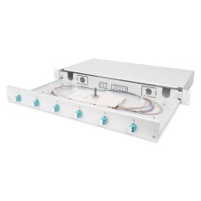 Digitus FO splice box, 1U, equipped, 6x LC DX, OM3 DN-96330/3