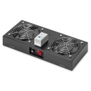 Digitus Roof vent. unit, wall mounting cabinets DN-19 FAN-2-WM-T-SW Digitus Roof vent. unit, wall mounting cabinets DN-19 FAN-2-WM-T-SW
