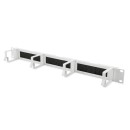 Digitus 1U cable management panel with brush entries 4x aluminum cable rings 44x60mm Grey (RAL 7035) DN-97662 Digitus 1U cable management panel with brush entries 4x aluminum cable rings 44x60mm Grey (RAL 7035) DN-97662
