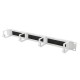 Digitus 1U cable management panel with brush entries 4x aluminum cable rings 44x60mm Grey (RAL 7035) DN-97662 Digitus 1U cable management panel with brush entries 4x aluminum cable rings 44x60mm Grey (RAL 7035) DN-97662