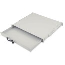 Digitus 1U lockable drawer with handle 44x481x400mm Grey (RAL 7035) DN-19 KEY-1U