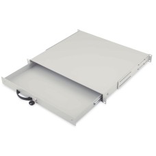 Digitus 1U lockable drawer with handle 44x481x400mm Grey (RAL 7035) DN-19 KEY-1U