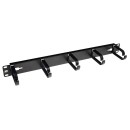 ACT Cable management panel 5 plastic rings 1U FA2074 ACT Cable management panel 5 plastic rings 1U FA2074