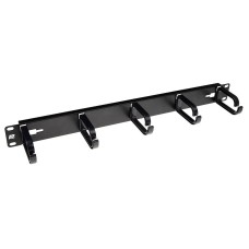 ACT Cable management panel 5 plastic rings 1U FA2074