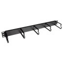 ACT Cable management panel 5 metal rings 1U FA2075 ACT Cable management panel 5 metal rings 1U FA2075
