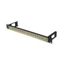 Lanberg 19" 1U sín panel Black AK-1801-B Lanberg 19" 1U sín panel Black AK-1801-B