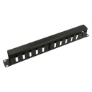 Nestron 19" kábel rendező panel; 1U; vízszintes; fedéllel; fém NRCM-LI-1M Nestron 19" kábel rendező panel; 1U; vízszintes; fedéllel; fém NRCM-LI-1M