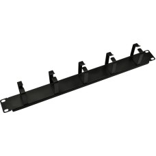 Nestron 19" k&aacute;bel rendező panel; 1U; v&iacute;zszintes; f&eacute;m NRCM-RI-1M