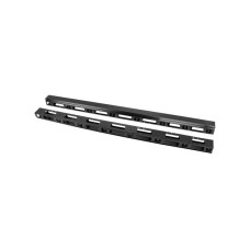 Lanberg F&uuml;ggőleges k&aacute;belvezető csatorna 37U 19" szabadon &aacute;ll&oacute; szekr&eacute;nyhez 2db Black AK-1209-B