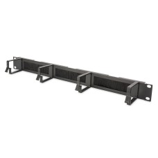 Digitus DN-97663 Cable Management Panel with Brush Entries for 483 mm (19") Cabinets 1U Black DN-97663 Digitus DN-97663 Cable Management Panel with Brush Entries for 483 mm (19") Cabinets 1U Black DN-97663