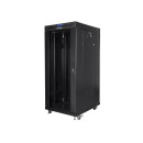 Lanberg 19" 27U Szabadon álló Rackszekrény Black FF01-6827-12BL Lanberg 19" 27U Szabadon álló Rackszekrény Black FF01-6827-12BL