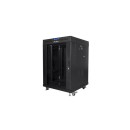 Lanberg 19" 15U LCD Szabadon álló Rackszekrény Black FF01-6615-12BL Lanberg 19" 15U LCD Szabadon álló Rackszekrény Black FF01-6615-12BL