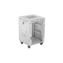 Lanberg 19" 15U LCD Szabadon álló Rackszekrény Grey FF01-6615-12SL Lanberg 19" 15U LCD Szabadon álló Rackszekrény Grey FF01-6615-12SL