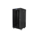 Lanberg 19" 22U LCD Szabadon álló Rackszekrény Black FF01-6622-12BL Lanberg 19" 22U LCD Szabadon álló Rackszekrény Black FF01-6622-12BL