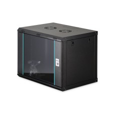 Digitus Dynamic DN-37105 19" 9U Falra szerelhető Rackszekr&eacute;ny Black DN-37105