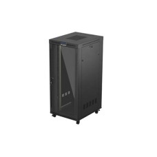 Lanberg 19" szabadon álló rack szekrény 37U/800X1000 üvegajtó, lapraszerelt, LCD kijelző, fekete V2 FF01-8037-12BL Lanberg 19" szabadon álló rack szekrény 37U/800X1000 üvegajtó, lapraszerelt, LCD kijelző, fekete V2 FF01-8037-12BL