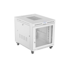 Lanberg 19" szabadon álló rack szekrény 15U/800X1000 perforált ajtó, lapraszerelt, LCD kijelző, szürke FF01-8015-23SL Lanberg 19" szabadon álló rack szekrény 15U/800X1000 perforált ajtó, lapraszerelt, LCD kijelző, szürke FF01-8015-23SL