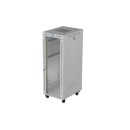 Lanberg 19" szabadon álló rack szekrény 32U/600X800 üvegajtó, lapraszerelt, LCD kijelző, szürke V2 FF01-6832-12SL Lanberg 19" szabadon álló rack szekrény 32U/600X800 üvegajtó, lapraszerelt, LCD kijelző, szürke V2 FF01-6832-12SL