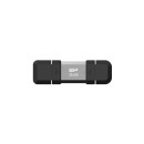 SILICON POWER Pendrive 128GB, Mobile - C51 OTG USB 3.2 Gen1/Type-C, Szürke SP128GBUC3C51V1S SILICON POWER Pendrive 128GB, Mobile - C51 OTG USB 3.2 Gen1/Type-C, Szürke SP128GBUC3C51V1S