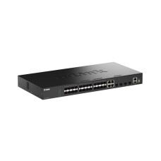 D-LINK Switch 20x1G SFP + 4xSFP + 4x10G SFP+ komb&oacute; Menedzselhethő, DGS-1530-28SC/E DGS-1530-28SC/E