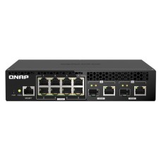 QNAP Switch 8x2500Mbps + 2x10000Mbs SFP+/RJ45 Combo, Menedzselhető, Rackes - QSW-M2108R-2C QSW-M2108R-2C QNAP Switch 8x2500Mbps + 2x10000Mbs SFP+/RJ45 Combo, Menedzselhető, Rackes - QSW-M2108R-2C QSW-M2108R-2C