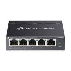 TP-LINK Switch 5x1000Mbps(4xPOE) Fémházas (Omada), DS105GP DS105GP TP-LINK Switch 5x1000Mbps(4xPOE) Fémházas (Omada), DS105GP DS105GP