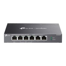 TP-LINK Switch 6x1000Mbps(3xPOE+/1xPOE++) Fémházas (Omada), DS106GPP DS106GPP TP-LINK Switch 6x1000Mbps(3xPOE+/1xPOE++) Fémházas (Omada), DS106GPP DS106GPP