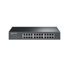 MERCUSYS Switch 24x1000Mbps, Fémházas Asztali/Rackes, MS124GS MS124GS MERCUSYS Switch 24x1000Mbps, Fémházas Asztali/Rackes, MS124GS MS124GS