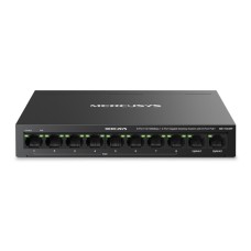MERCUSYS Switch 8x100Mbps(8xPOE+) + 2xLAN(1000Mbps), Fémházas Asztali/Rackes, MS110CMP MS110CMP MERCUSYS Switch 8x100Mbps(8xPOE+) + 2xLAN(1000Mbps), Fémházas Asztali/Rackes, MS110CMP MS110CMP