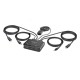 STARTECH KVM Switch 2xUSB-C, 4K 60Hz Displayport Output C2-D46-UAC-CBL-KVM STARTECH KVM Switch 2xUSB-C, 4K 60Hz Displayport Output C2-D46-UAC-CBL-KVM
