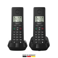 GIGASET DECT telefon, PURE 200 Duo, fekete L36852-H3106-S201 GIGASET DECT telefon, PURE 200 Duo, fekete L36852-H3106-S201