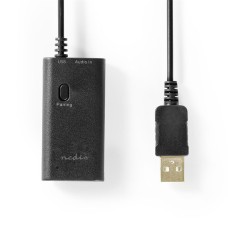 Nedis BTTR050BK, bluetooth ad&oacute;, Audio/video/adatcsatlakoz&oacute;k bemenete: 1x AUX / 1x USB | SBC BTTR050BK