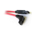 DELOCK SATA cable 50cm left/straight (balra fordított csatlakozó)