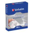 VERBATIM CD/DVD boríték, papír, ablakos, öntapadó füllel, VERBATIM, fehér
