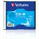 Verbatim DataLife CD-R 80 52x slim tok 1db/cs (1-es címke) 43347