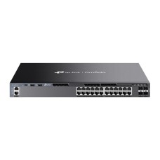 TP-LINK Switch 24x1000Mbps + 4x10Gbps SFP+ +2xUSB + 1xkonzol port + 1xUSB-C Layer3 Menedzselhető Rackes, SG6428X SG6428X TP-LINK Switch 24x1000Mbps + 4x10Gbps SFP+ +2xUSB + 1xkonzol port + 1xUSB-C Layer3 Menedzselhető Rackes, SG6428X SG6428X