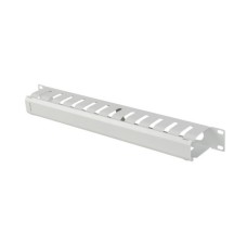 Lanberg 19" 1U kábelrendező levehető fedéllel, átvezető nyílással, szürke AK-1704-S Lanberg 19" 1U kábelrendező levehető fedéllel, átvezető nyílással, szürke AK-1704-S