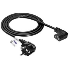KAB Akyga AK-PC-02C PC Power Cable 90° hálózati tápkábel, 1,5 m, fekete AK-PC-02C KAB Akyga AK-PC-02C PC Power Cable 90° hálózati tápkábel, 1,5 m, fekete AK-PC-02C