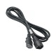 KAB Akyga AK-PC-03C Extension tápkábel toldó, 1,8 m, fekete AK-PC-03C KAB Akyga AK-PC-03C Extension tápkábel toldó, 1,8 m, fekete AK-PC-03C