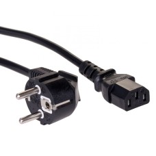 KAB Akyga AK-PC-06C PC Power Cable tápkábel, 3 m, fekete AK-PC-06C KAB Akyga AK-PC-06C PC Power Cable tápkábel, 3 m, fekete AK-PC-06C