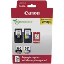 Patron Canon PG-560+CL-561 pack+ 50db GP-501papír glossy3713C008 Patron Canon PG-560+CL-561 pack+ 50db GP-501papír glossy3713C008