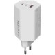 CANYON charger HEXAGON 65 GaN 65W 2xPD 1xQC EU White CND-CHAHEX65W CANYON charger HEXAGON 65 GaN 65W 2xPD 1xQC EU White CND-CHAHEX65W