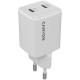 CANYON charger CU35CC GaN 35W 2xPD EU White CNS-CUW35CC CANYON charger CU35CC GaN 35W 2xPD EU White CNS-CUW35CC
