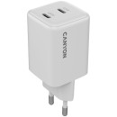 CANYON charger CU45CC GaN 45W 2xPD EU White CNS-CUW45CC