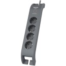 Surge protector, 4 outlets, reliable protection, power and surge indicators, max current: 16 A, energy absorption (3-line protection): 900 J, max power: 3680 W, 2 m cable SPN3140A/58