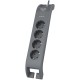 Surge protector, 4 outlets, reliable protection, power and surge indicators, max current: 16 A, energy absorption (3-line protection): 900 J, max power: 3680 W, 2 m cable SPN3140A/58 Surge protector, 4 outlets, reliable protection, power and surge indicators, max current: 16 A, energy absorption (3-line protection): 900 J, max power: 3680 W, 2 m cable SPN3140A/58